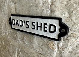 Dads shed sign